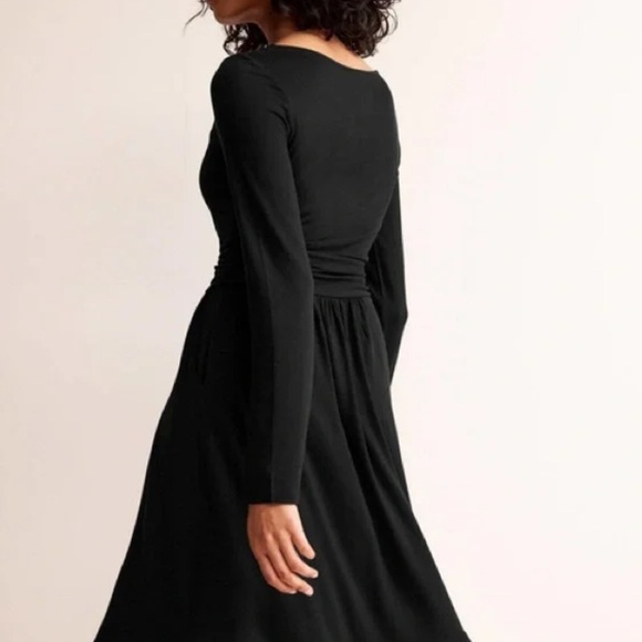 *BODEN* Black Long Sleeve Abigail Dress Size 8 - Picture 2 of 8